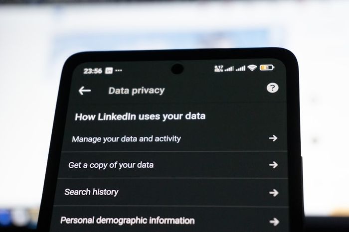 A notification about a data breach alerting a user that their personal information may have been exposed