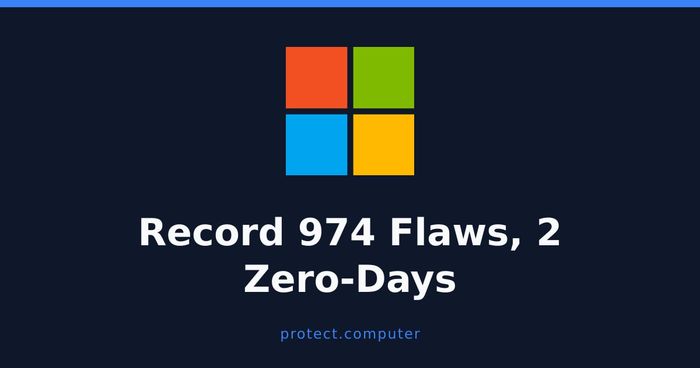 Microsoft Patches Record 974 Flaws, 2 Actively Exploited Zero-Days