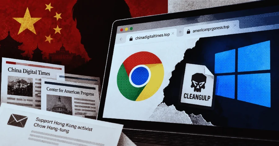 Chinese Hackers Deploy CLEANGULP via Chrome-Windows Zero-Day Chain
