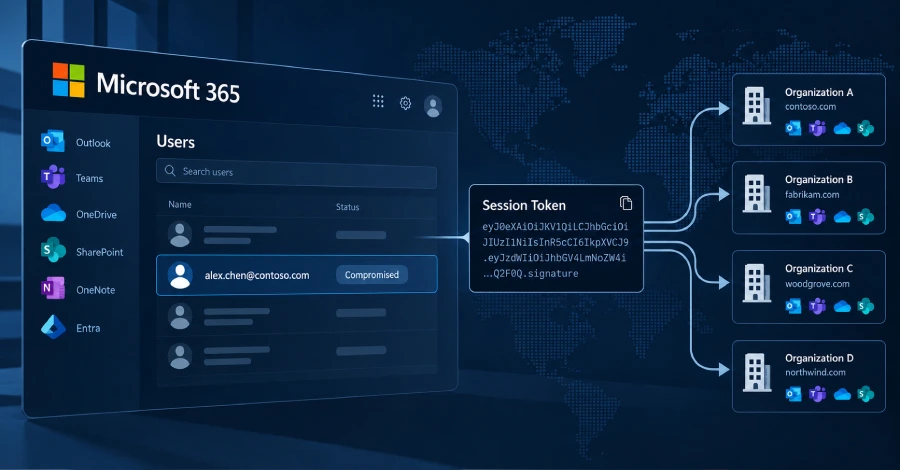 Microsoft 365 Token Replay Hit 97 Accounts at 79 Firms